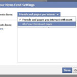 Change in Facebook News Feed Visibility