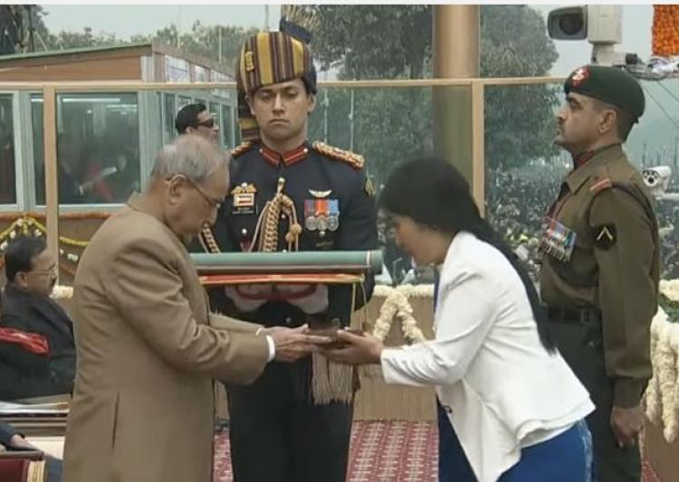 Hangpan Dada awarded Ashok Chakra posthumously on 68th Republic Day