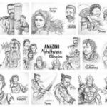 S S Rajamouli Mahabharata Characters Imaginery Sketches